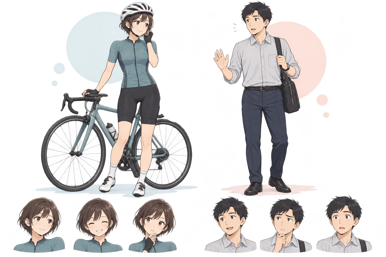 花子と一郎のキャラクター紹介