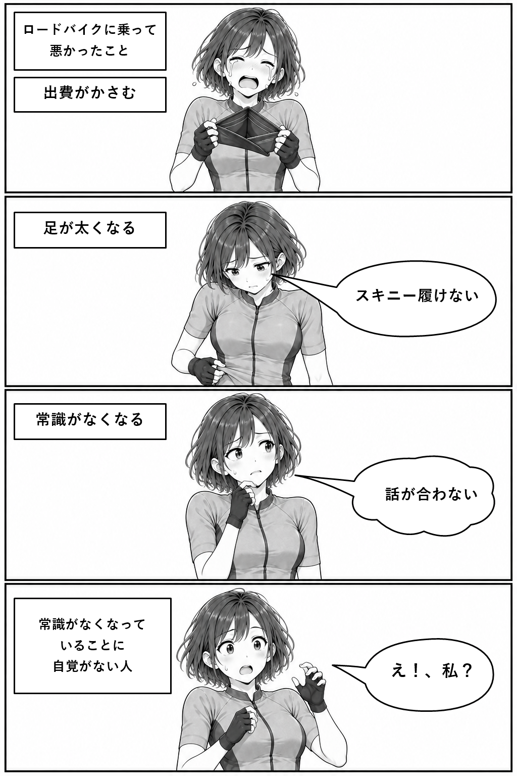第四話「デメリット」の4コマ漫画